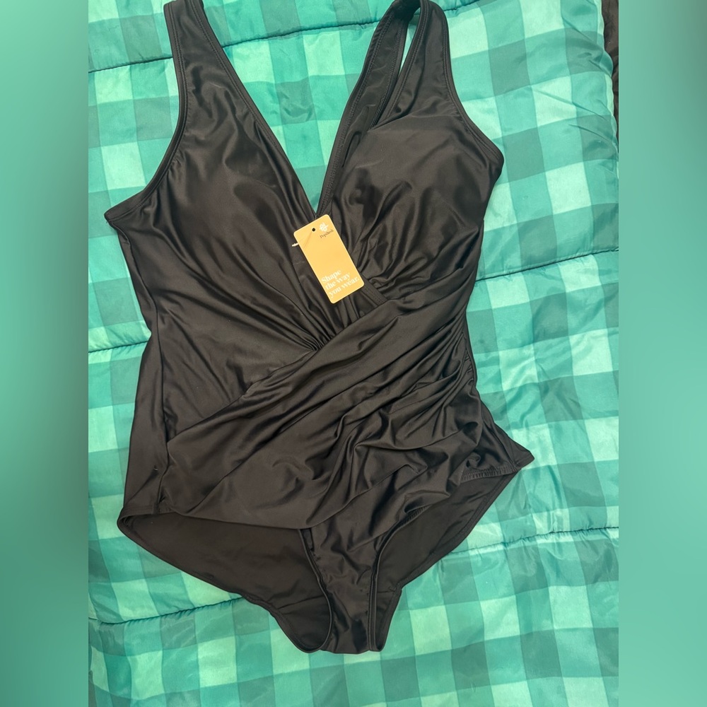 Sleek Black Shapewear Bodysuit